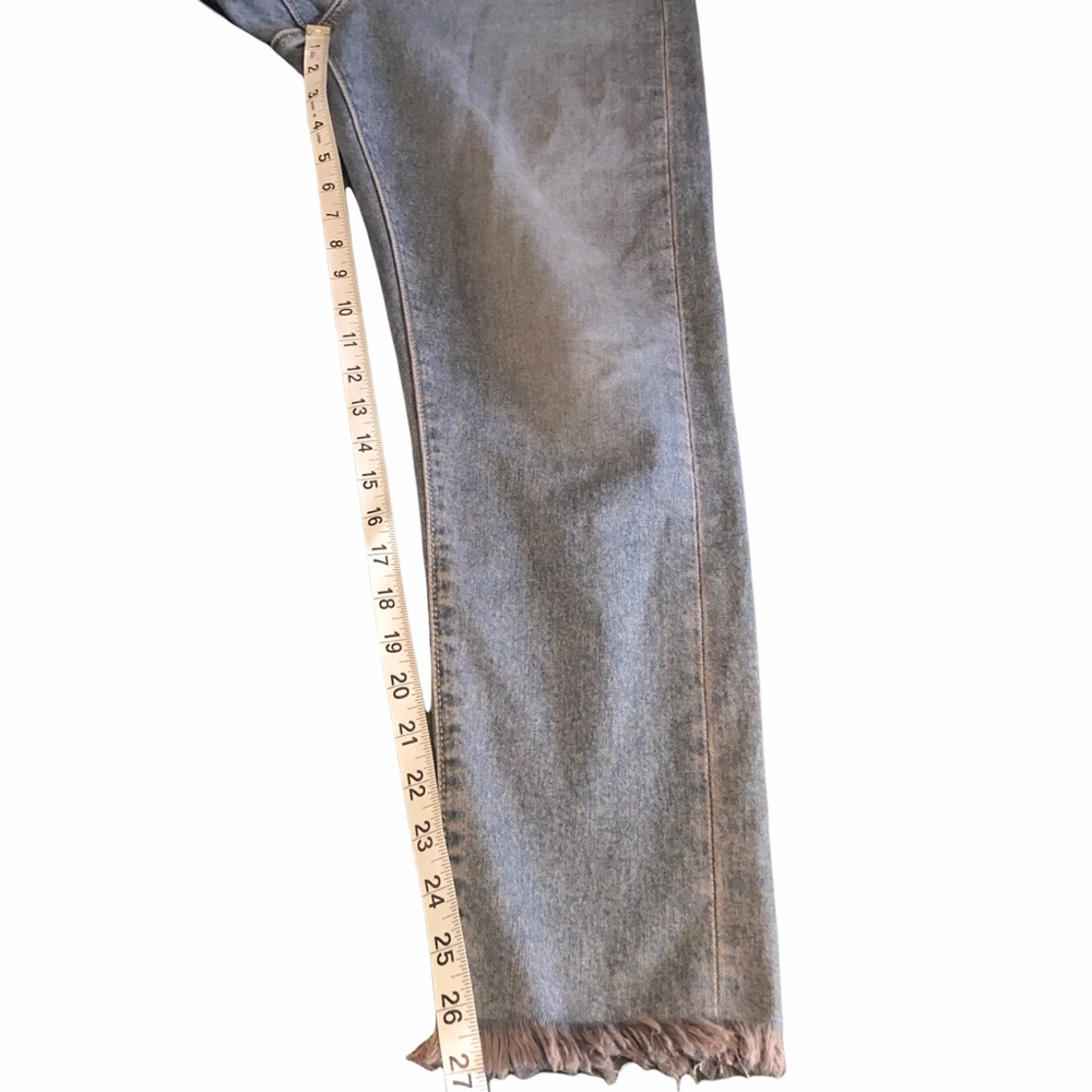 Levi’s Wedgie Skinny Button Fly Ankle Jean Frayed Hem - Picture 11 of 16